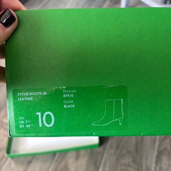 J. Crew Stevie ankle boots in black leather size 10 - Picture 3 of 4